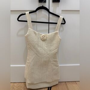 Heiress Beverly Hills Bouclé Flower Mini Dress – NWT – XS